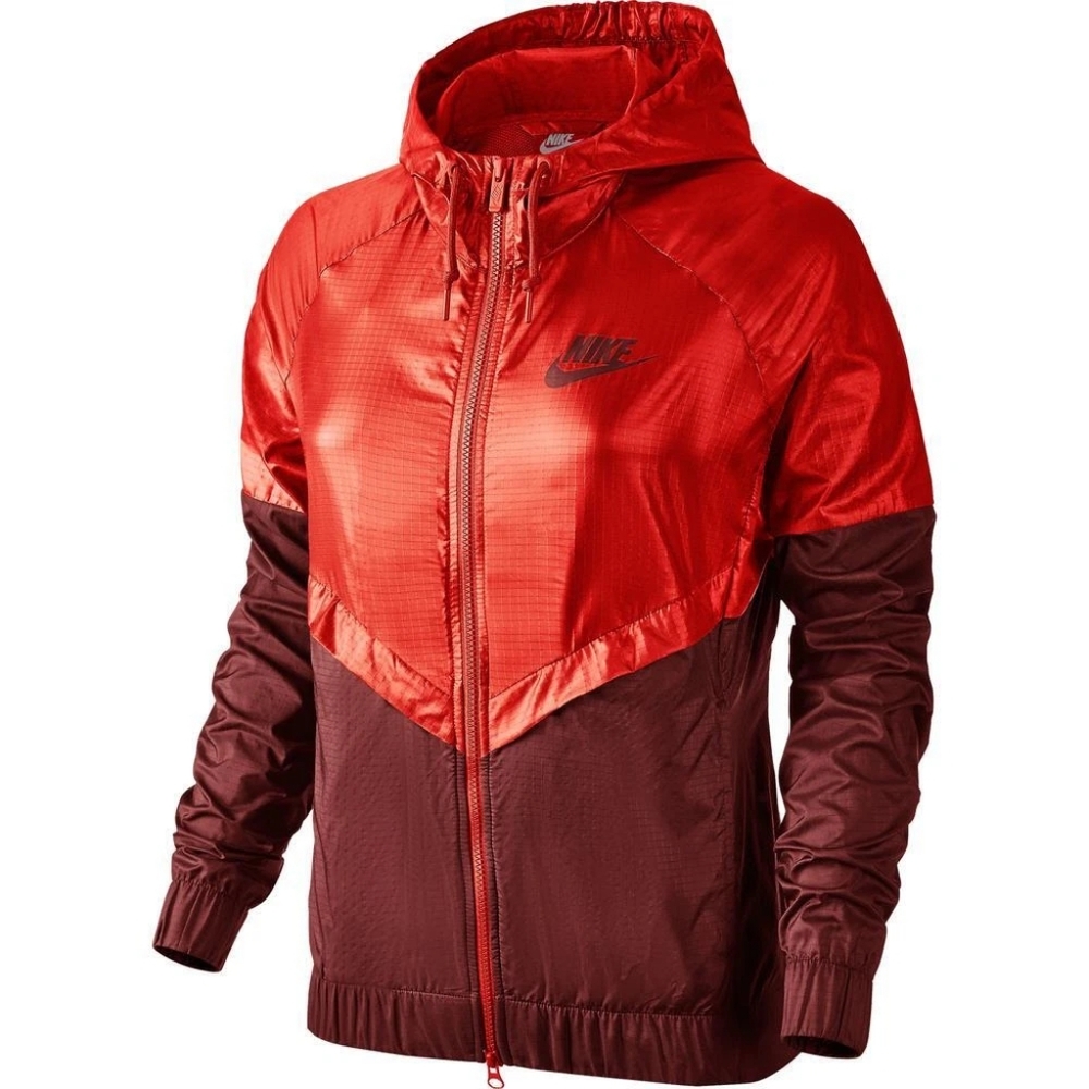 NWOT Nike Windrunner Full Zip In Orange Cayenne